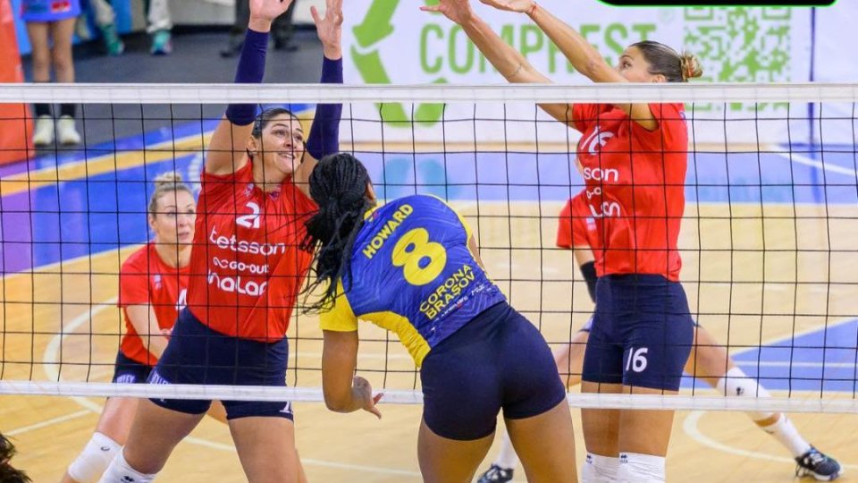 Volei feminin: Corona Braşov, eliminată din Cupa Challenge