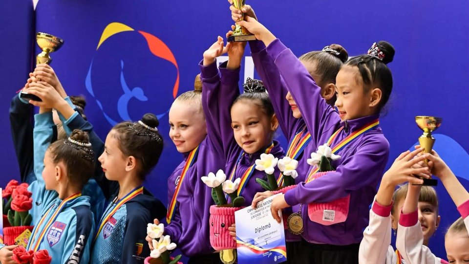 Gimnastică ritmică. Junioarele 4 de la ACS Carla Ritmic Gim Brașov, campioane naționale