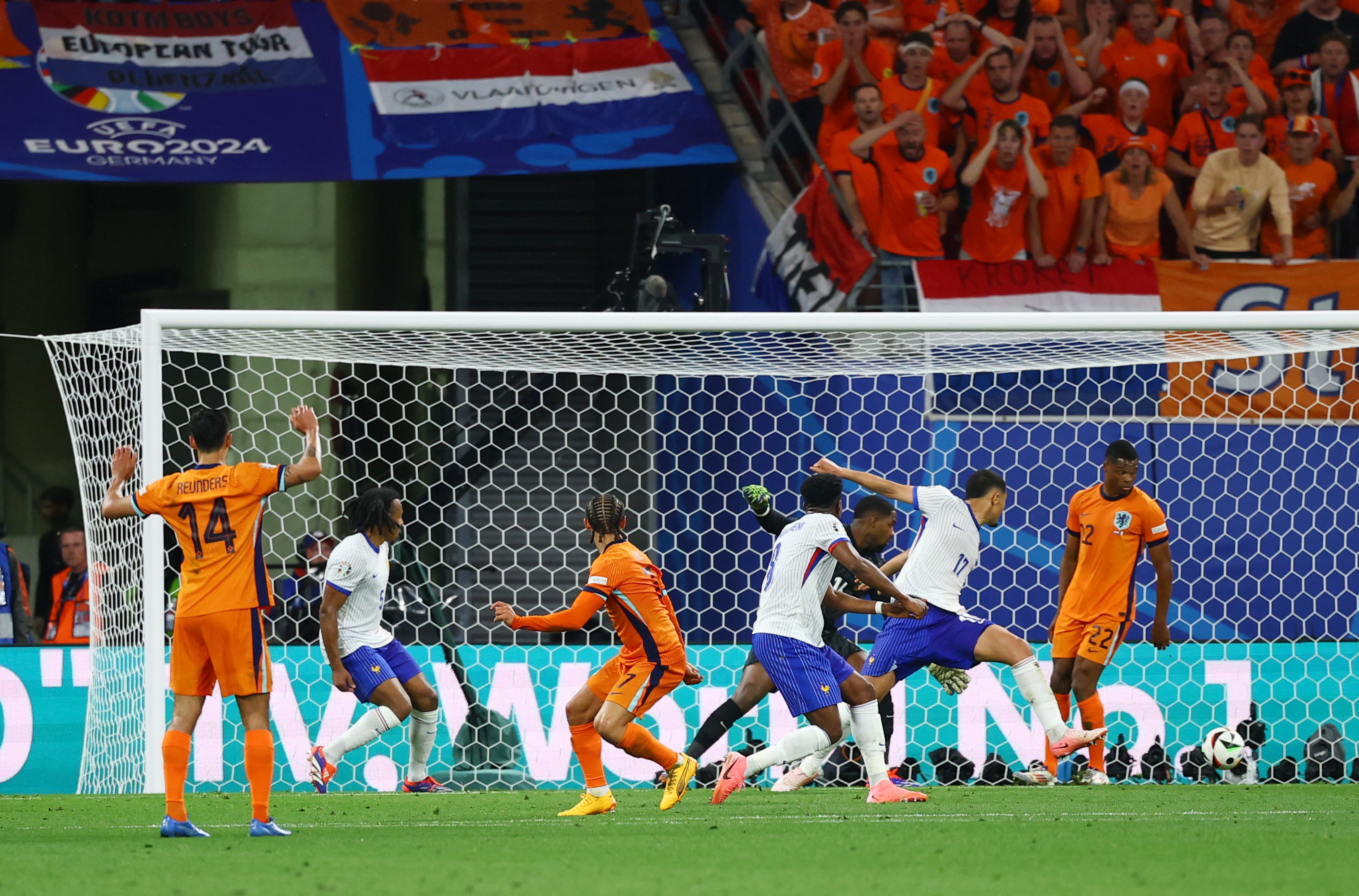 SOCCER-EURO-NLD-FRA-GOAL