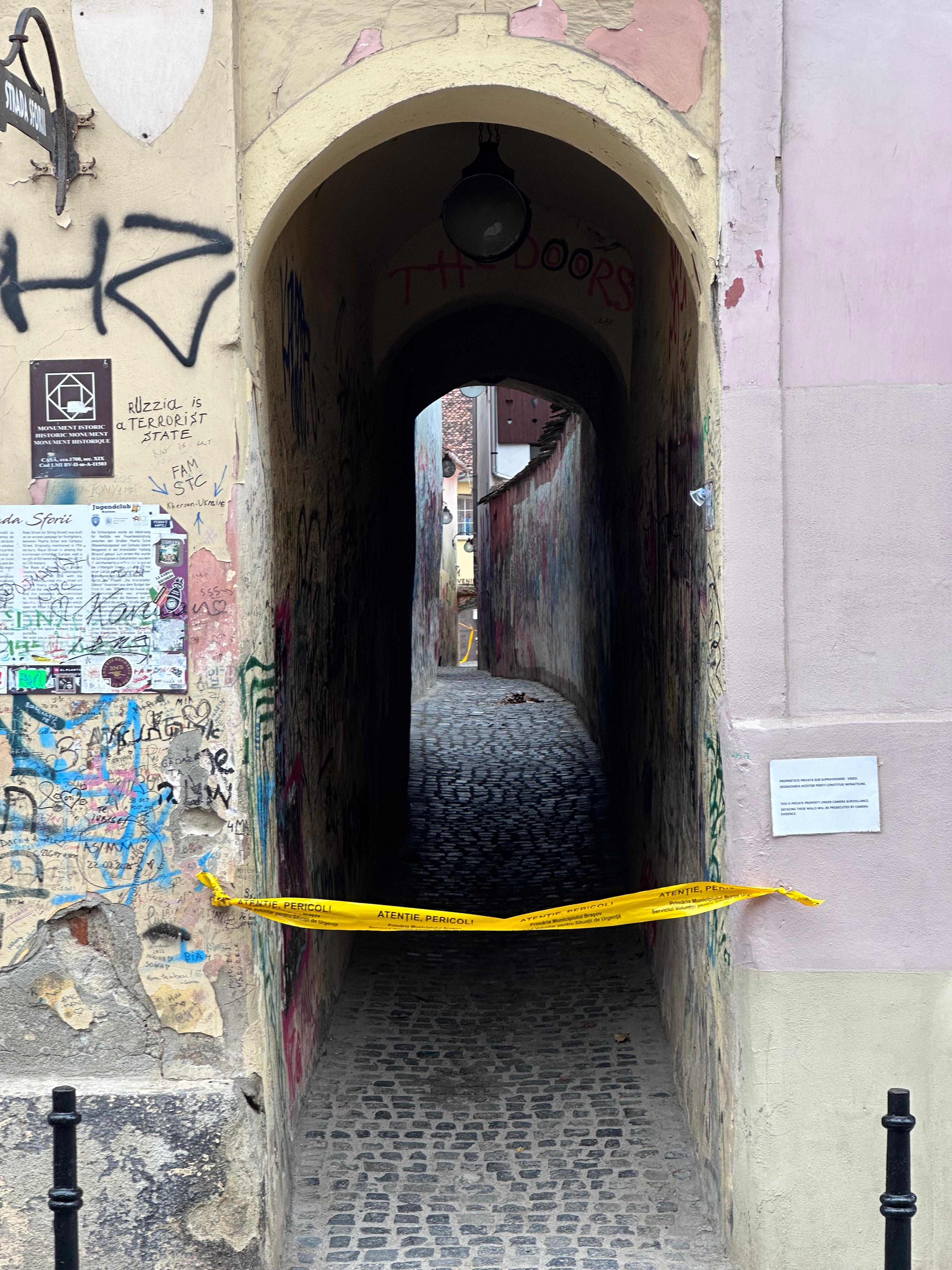 strada sforii inchisa