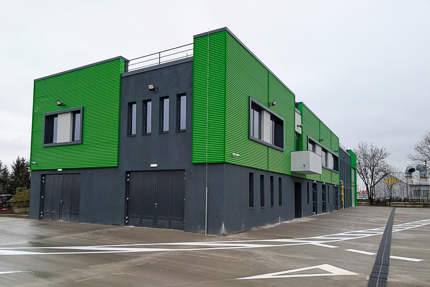 Garaj pentru autobuze electrice /