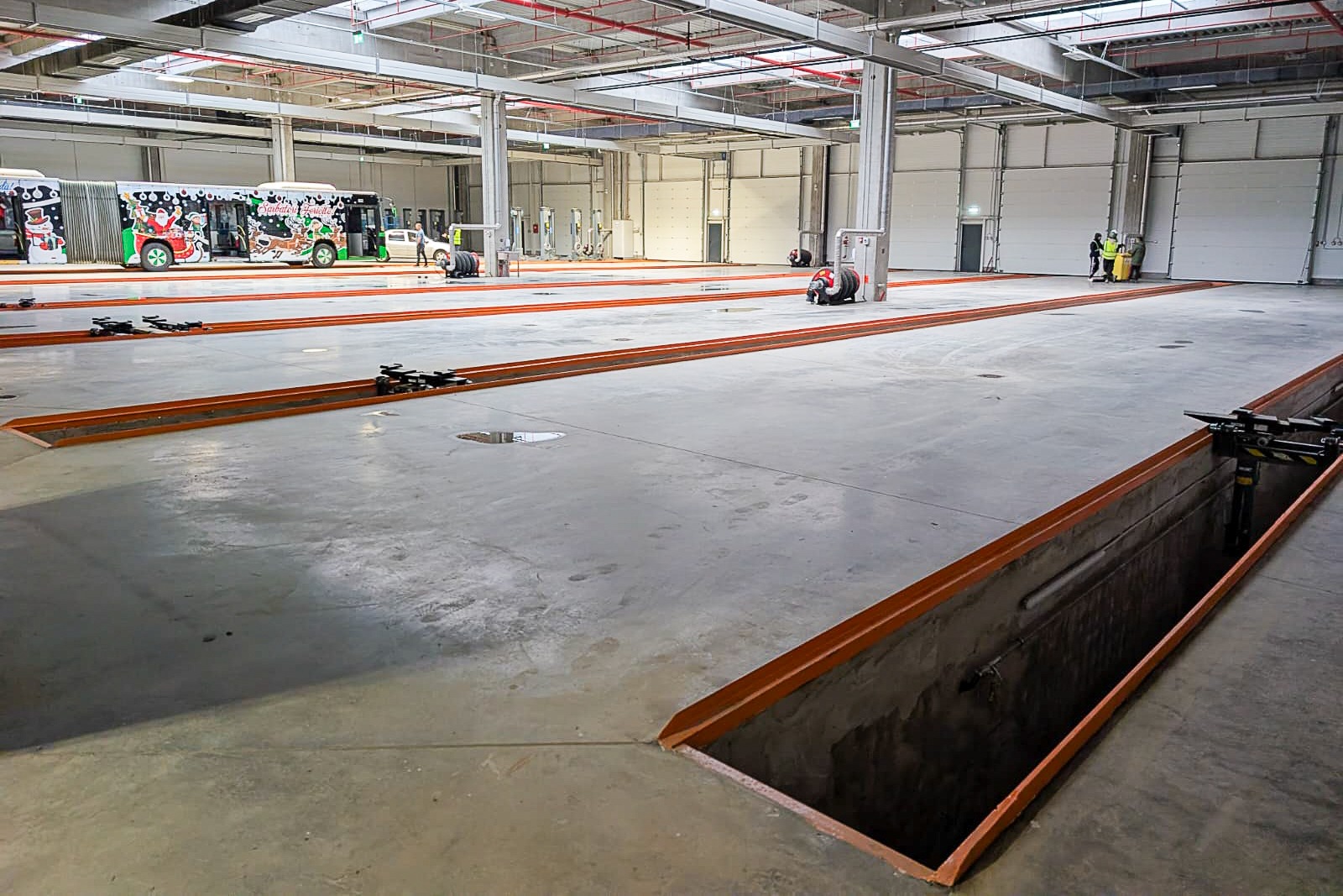 Garaj pentru autobuze electrice /