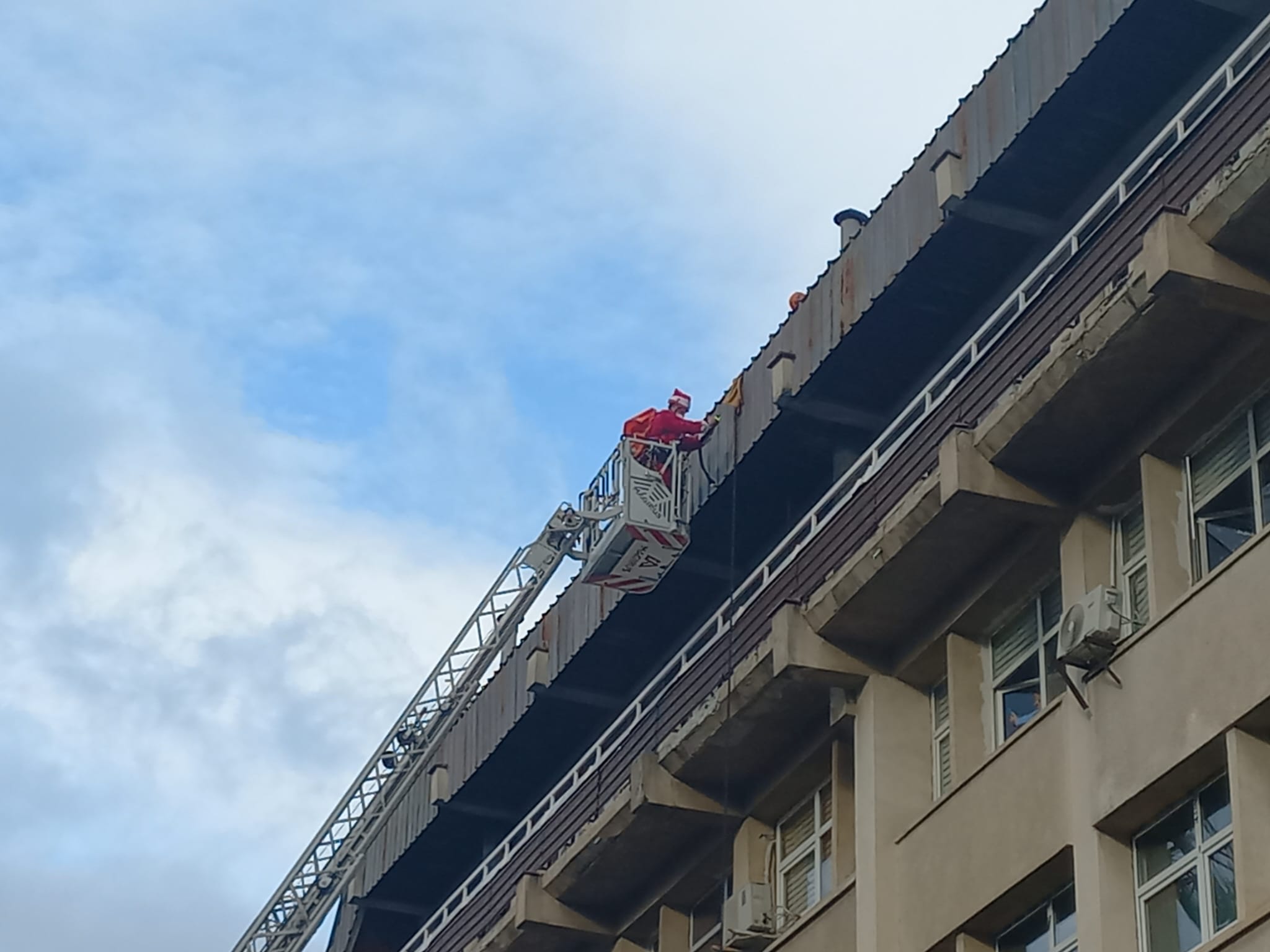 Moș Crăciun la Spitalul de Copii /