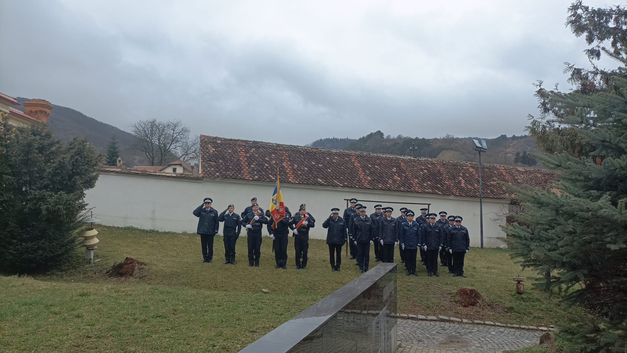 Ceremonial la mormântul lui Nicolae Titulescu /