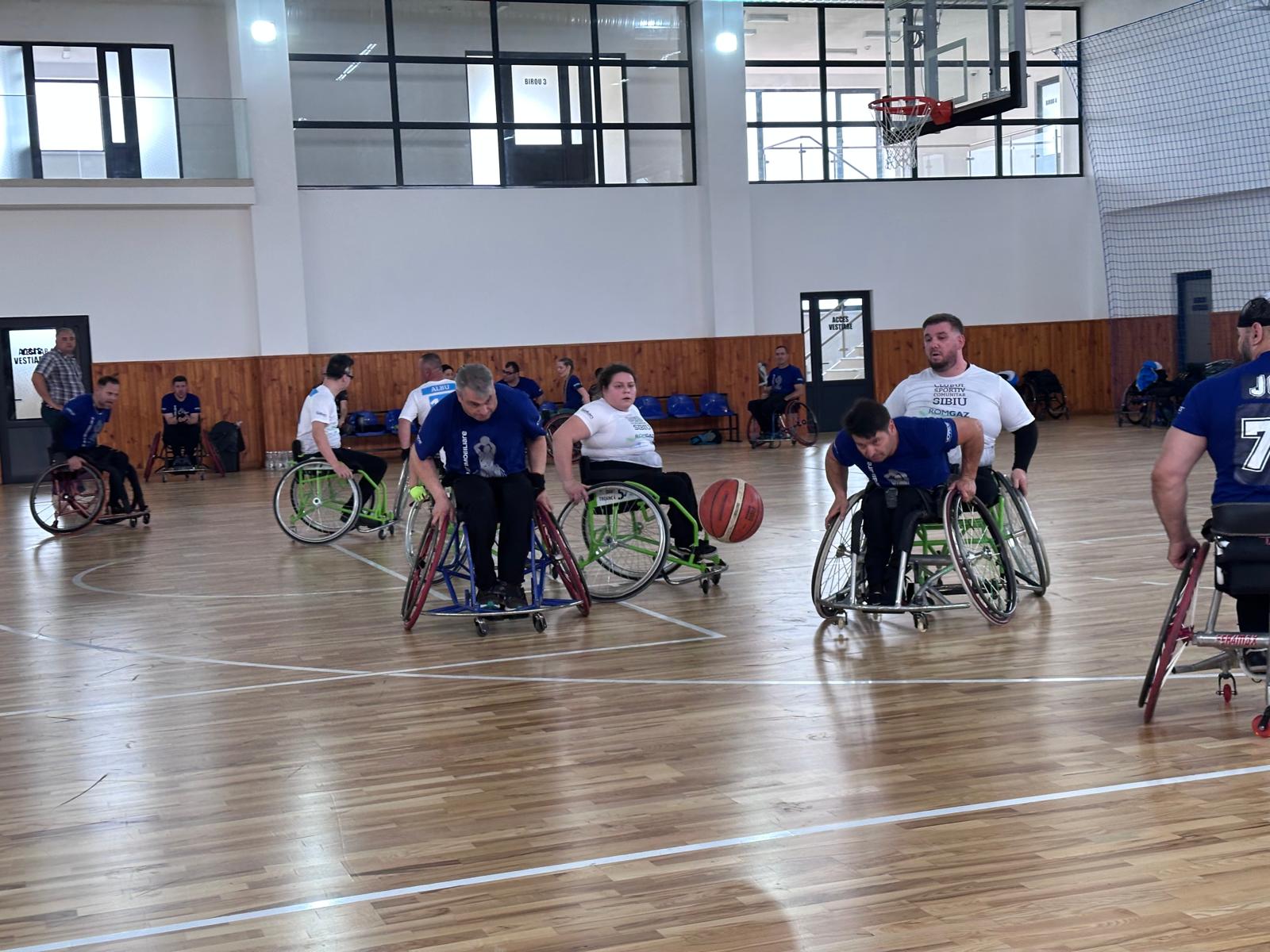 CSU Braşov este campioană naţională la baschet în fotoliu rulant