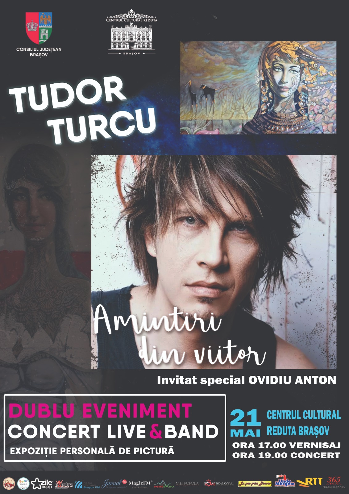 Tudor Turcu aduce „Amintiri din viitor” la Brașov /