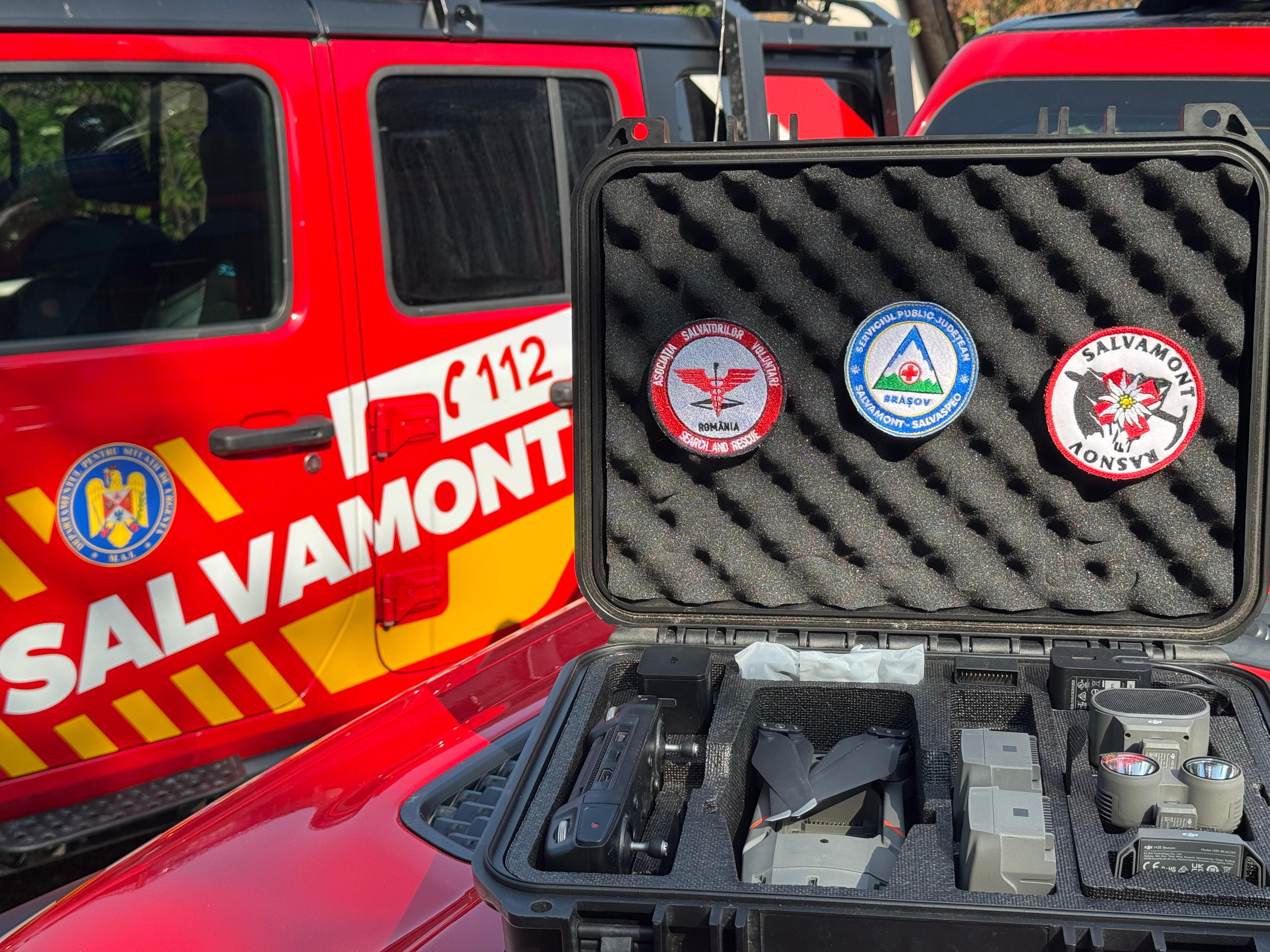 Dronă Salvamont Râșnov /