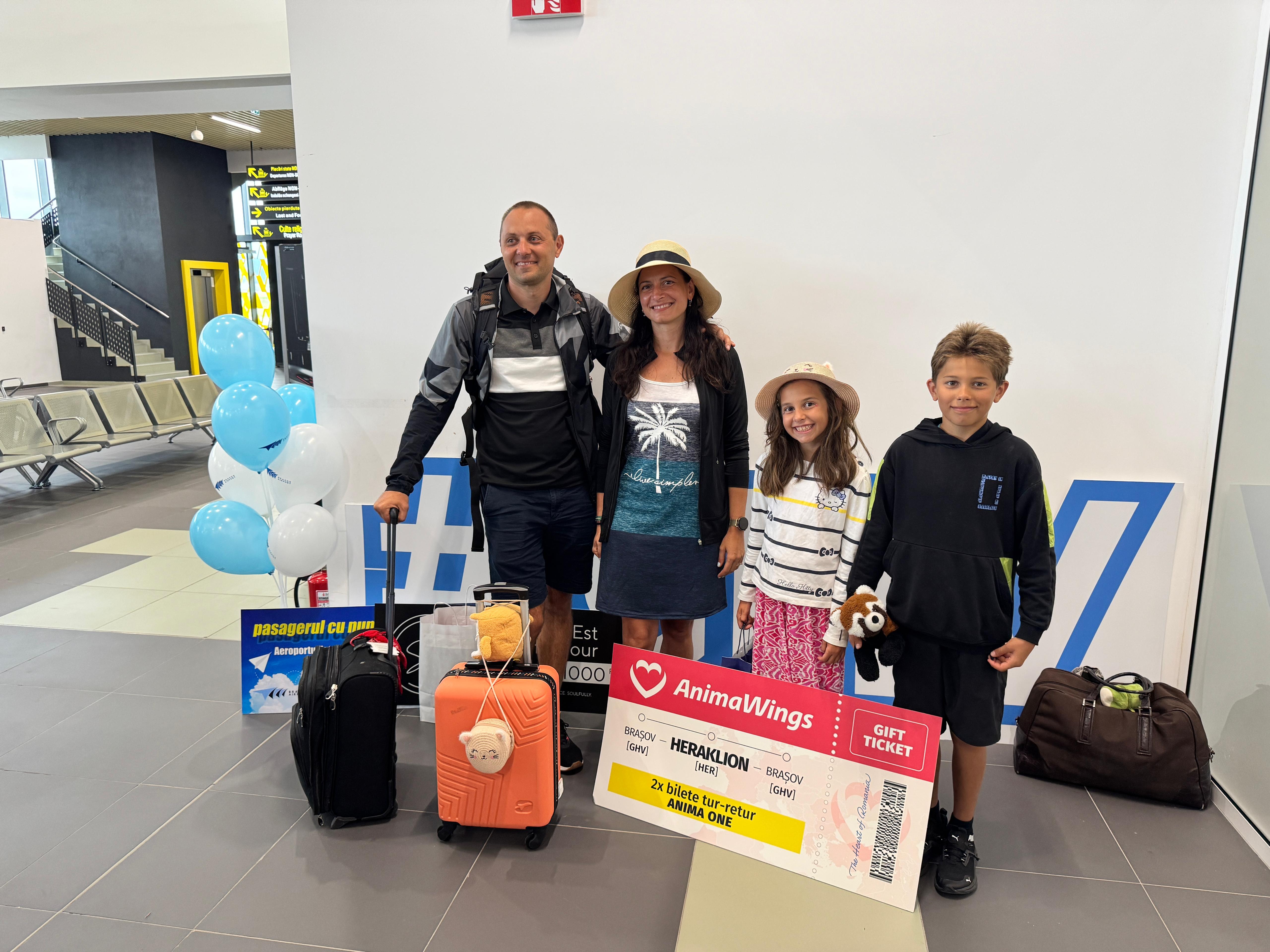 Moment festiv pe Aeroportul Brașov /