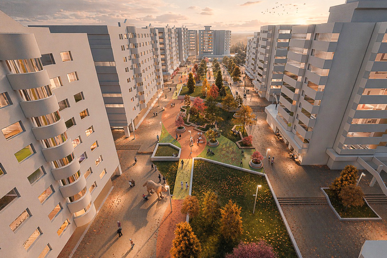 Pietonal Răcădău /